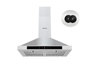 FIREGAS Wall Mount Range Hood 30 in. With 450 CFM Brushless DC Motor