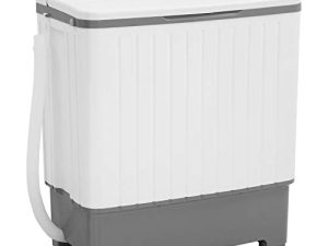 Portable Washing Machine 17 lbs Mini Compact Twin Tub Washing Machine