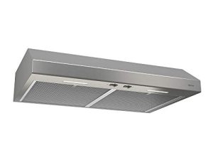 Broan-NuTone BCSEK130SS Energy Star Certified Glacier 30-inch Under-Cabinet 4-Way Convertible Range Hood with 2-Speed Exhaust Fan and Light