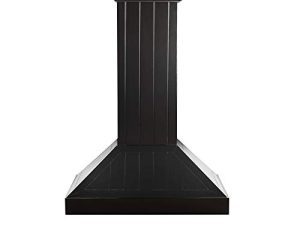 ZLINE 30 in. Wooden Wall Mount Range Hood in Black - Includes Motor (KPCC-30)