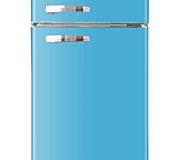 RCA RFR786-BLUE 2 Door Apartment Size Refrigerator with Freezer