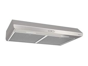 Broan-NuTone BKDB136SS LED Sahale 36-inch Under-Cabinet 4-Way Convertible Range Hood with 3-Speed Exhaust Fan and Light