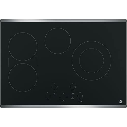 GE JP5030SJSS 30 Inch Smoothtop Electric Cooktop with SyncBurner GE JP5030SJSS 30 Inch Smoothtop Electric Cooktop with SyncBurner