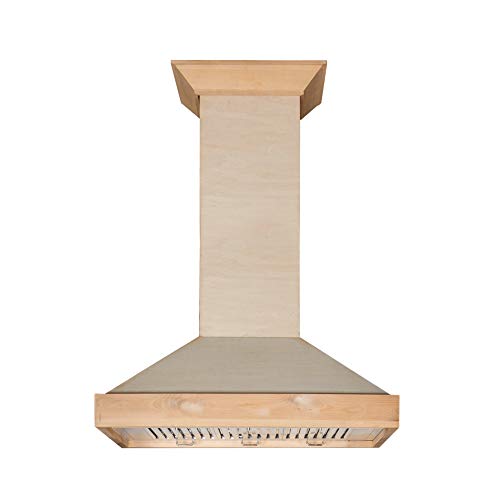 ZLINE 30 in Unfinished Wooden Wall Mount Range Hood - Includes Motor ZLINE 30 in Unfinished Wooden Wall Mount Range Hood - Includes Motor