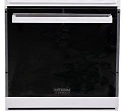 Premium Levella 20" Electric Range with 4 Coil Burners and 2.2 Cu. Ft. Oven Capacity in White