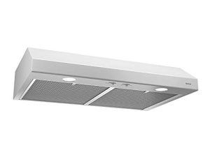 Broan-NuTone BCSD136WW Glacier 36-inch Under-Cabinet 4-Way Convertible Range Hood with 2-Speed Exhaust Fan and Light