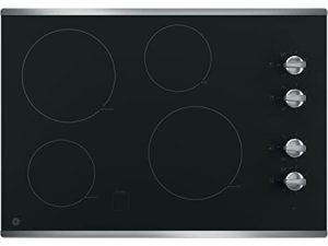 GE JP3030SJSS 30 Inch Smoothtop Electric Cooktop with 4 Radiant Elements