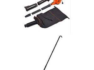 BLACK+DECKER Power Boost Blower/Vacuum with Quick Connect Gutter Cleaner Attachment (BEBL7000 & BZOBL50)