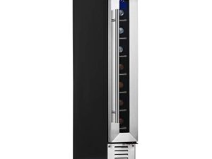 NewAir 6” Wine Cooler Refrigerator in Stainless Steel