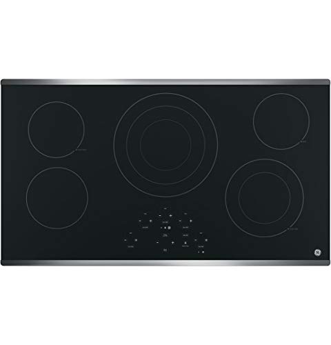 GE JP5036SJSS 36 Inch Smoothtop Electric Cooktop with 5 Radiant Elements GE JP5036SJSS 36 Inch Smoothtop Electric Cooktop with 5 Radiant Elements