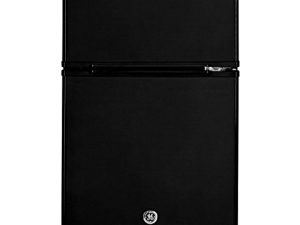 GE Mini Fridge With Freezer | 3.1 Cubic Ft. | Double-Door Design With Glass Shelves
