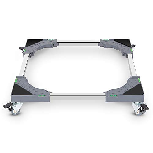 W B D WEIBIDA Appliance Dolly Cart with 4 Locking Twin Wheels Mini Fridge Stand Adjustable Furniture Mover Mobile Roller Base for Washing Machine W B D WEIBIDA Appliance Dolly Cart with 4 Locking Twin Wheels Mini Fridge Stand Adjustable Furniture Mover Mobile Roller Base for Washing Machine