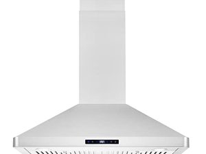 COSMO COS-63ISS75 Island Range Hood with 3-Speed Fan