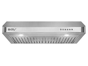 BV Range Hoods 30 Inches Under Cabinet| Dual Motor Extra High Power| Stainless Steel Kitchen Hood with LED Lights| Ducted Kitchen Exhaust Hood
