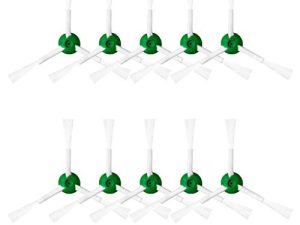 JKRED 10 Pack High-Efficiency Edge/Side Brushes for iRobot Roomba i7 i7+/i7 Plus E5 E6 E7 Robotic Vacuum Cleaner Replacement Parts