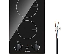 Karinear Dual Burner Induction Cooktop 12 Inch Electric Stovetop