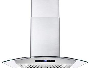 COSMO 668WRCS75 Wall Mount Range Hood with Ducted Exhaust Vent