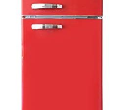 RCA RFR786-RED 2 Door Apartment Size Refrigerator with Freezer
