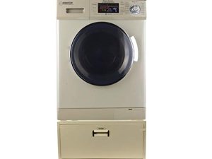Equator Ver 2 Pro 24"Combo Washer Dryer Vented/Ventless 1200 RPM+Pedestal ChGold