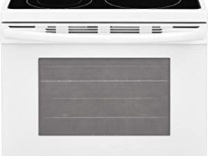 FFEF3054TW 30"" Freestanding Electric Range with 5.3 cu. ft. Capacity 2 Oven Racks Storage Drawer 5 Heating Elements and Self Clean Function in White