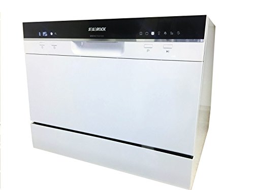 SoloRock 6 Settings Countertop Dishwasher - White Color SoloRock 6 Settings Countertop Dishwasher - White Color