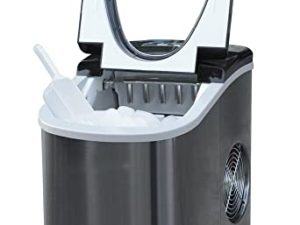 AFPOPA 26 lb. Countertop Ice Maker EFIC117-SS