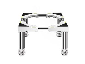 Anti-Skid Fridge Stand Adjustable Dryer Stand Height 9.8in Refrigerator Pedestal Stand with 4/8/12 Stainless Steel Legs Air Conditioner Base ice maker floor trays