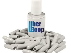 Light Grey Uber Goop dishwasher rack coating & glue w/40 caps
