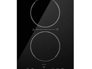 Empava Electric Stove Induction Cooktop Vertical with Dual Burners Vitro Smooth Surface 120V