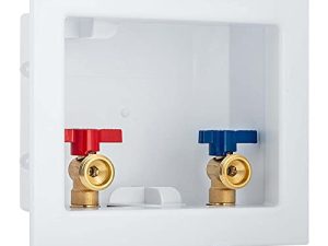sicoince Washing Machine Outlet Box With 1/4-Turn Ball Valves