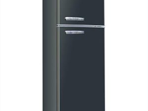 Frigidaire EFR753-BLACK EFR753 Retro Apartment Size Refrigerator with Top Freezer-2 Door Fridge with 7.5 Cu Ft of Storage Capacity