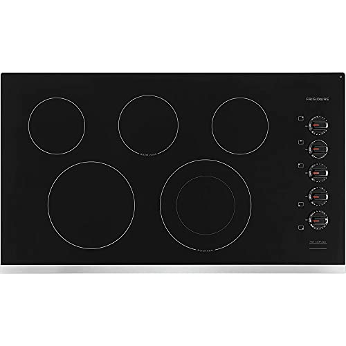 Frigidaire FFEC3625US 36 Inch Electric Smoothtop Style Cooktop with 5 Elements in Stainless Steel Frigidaire FFEC3625US 36 Inch Electric Smoothtop Style Cooktop with 5 Elements in Stainless Steel