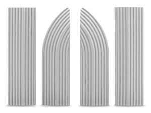 Threshold Ramp Mat Door Sill Scuff Plate Slope Strip Auxiliary Compatible with Roborock Xiaomi Ecovacs Eufy Vacuum Cleaner Replacement Parts(Grey)