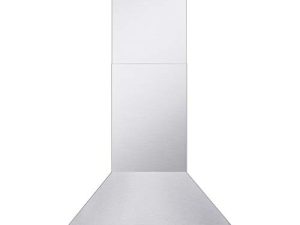DKB 30" Inch Wall Mounted Range Hood Brushed Stainless Steel With LED Lights 600 CFM