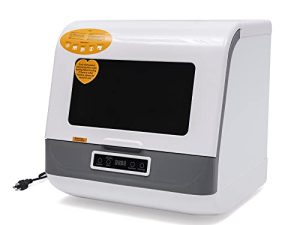 Compact Countertop Dishwasher with Washing 4 Programs