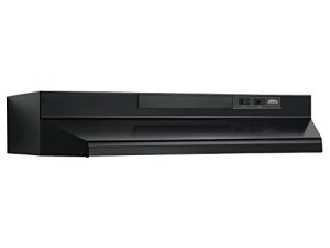 Broan-NuTone F402423 24-inch Under-Cabinet 4-Way Convertible Range Hood with 2-Speed Exhaust Fan and Light