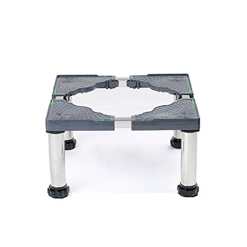 Heightening Stainless Steel Shelf Holder Washing Machine and Refrigerator Stand 24-27cm A Tumble Dyer Floor Trays Extendable Appliance Base for Vertical Air Conditioner -4 Legs Heightening Stainless Steel Shelf Holder Washing Machine and Refrigerator Stand 24-27cm A Tumble Dyer Floor Trays Extendable Appliance Base for Vertical Air Conditioner -4 Legs
