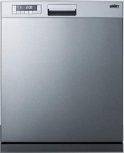 Summit DW2435SSADA 24"" ADA Compliant Dishwasher with 12 Place Settings 5 Cycles Digital Touch Control Energy Star in Stainless Steel Summit DW2435SSADA 24"" ADA Compliant Dishwasher with 12 Place Settings 5 Cycles Digital Touch Control Energy Star in Stainless Steel
