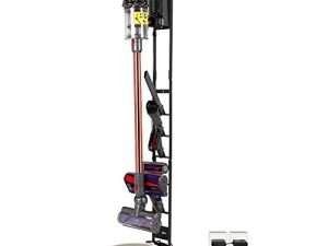 Buwico Stable Cleaner and Sweeper Holder Stand Docking Station Organizer for Dyson Handheld V15 V11 V10 V8 V7 V6 DC30 DC31 DC34 DC35 DC58 DC59 DC62 DC74 Cordless Vacuum Cleaners/Sweeper (Black)