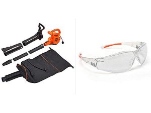 BLACK+DECKER Leaf Blower/Vacuum with Safety Eyewear
