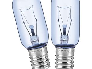 AMI PARTS T8 297048600 241552802 Refrigerator Light Bulb Replacement 40W Light Bulb Compatible with Whirl-pool Kenm-ore Kitchen-Aid Electr-olx Light Bulb Refrigerator-10 Years Warranty