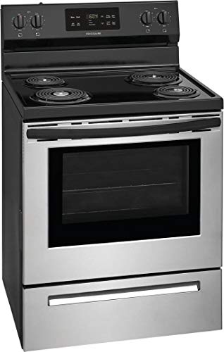 Frigidaire FFEF3016VS 30" Freestanding Electric Range with 5.3 cu. ft. Capacity Auto Shut-Off Electronic Kitchen Timer One-Touch Self Clean Delay Clean Interior Lighting in Stainless Steel Frigidaire FFEF3016VS 30" Freestanding Electric Range with 5.3 cu. ft. Capacity Auto Shut-Off Electronic Kitchen Timer One-Touch Self Clean Delay Clean Interior Lighting in Stainless Steel