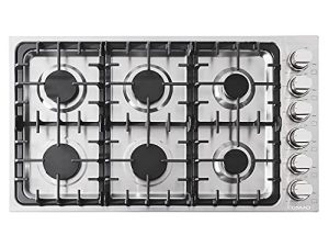 COSMO COS-DIC366 Drop-In Gas Cooktop with 6 Italian Made Sealed Burners