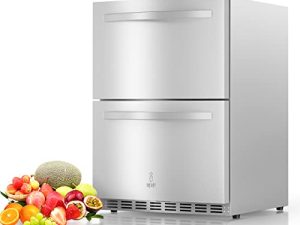 ICEJUNGLE Under Counter Refrigerator for Home Use