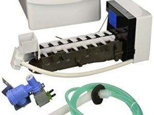 Frigidaire IM116000 Icemaker with Angled Fill Tube Water Valve Backwards Compatible to the Previous IM115 5 lbs. Capacity Ice Bucket Included