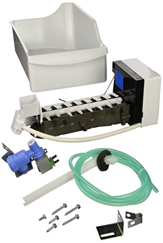Frigidaire IM116000 Icemaker with Angled Fill Tube Water Valve Backwards Compatible to the Previous IM115 5 lbs. Capacity Ice Bucket Included Frigidaire IM116000 Icemaker with Angled Fill Tube Water Valve Backwards Compatible to the Previous IM115 5 lbs. Capacity Ice Bucket Included