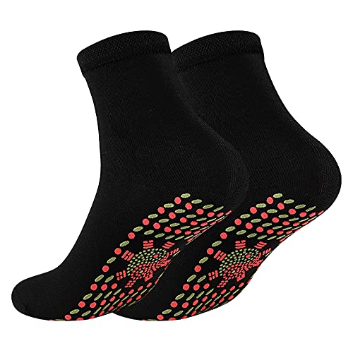 Ntpwenla 1 Pair Self-Heating Magnetic Socks Men Women Ntpwenla 1 Pair Self-Heating Magnetic Socks Men Women