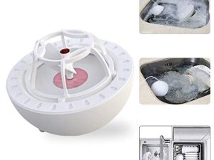 Mini Dishwasher Machine Artificial Wave Design High Pressure Wave Dishwasher USB Portable for Washing Fruit Vegetables Tableware Bowl Chopsticks