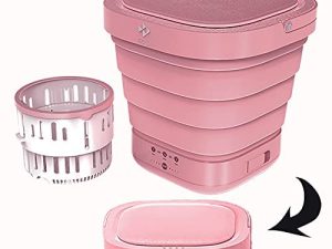 Foldable Portable Mini Washing Machines - Silica gel Bucket Type Portable Washing Machine Dehydrator