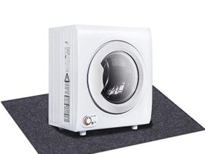 Under Washing Machine Mat,Dryer mat—Absorbent/Waterproof,Reduce vibration noise,Prevent water from spilling onto the floor,Home appliance mat,Non-slip Backing,Washable (36" x 36")